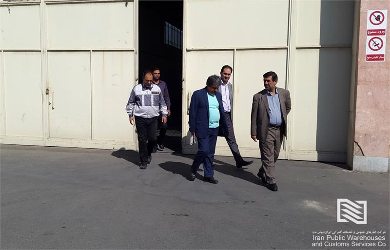 بازدید مدیرعامل شرکت انبارهای عمومی و خدمات گمرکی ایران از مجتمع خراسان و شعب تابعه