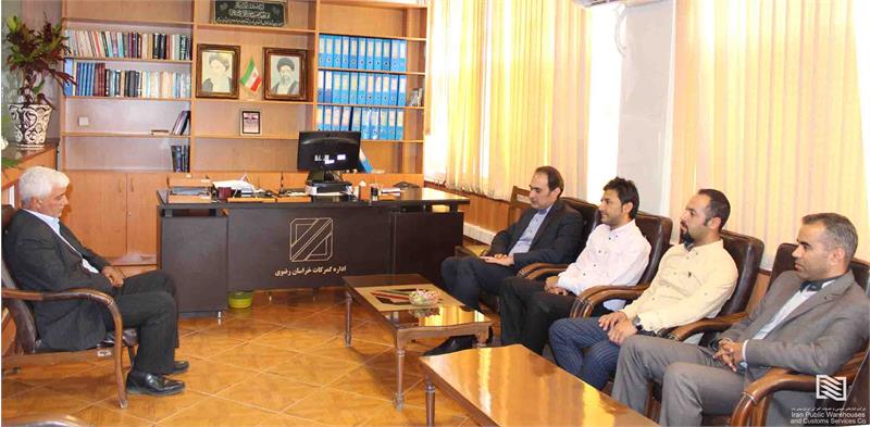 دیدار مدیر مجتمع خراسان با معاون جدید امور گمرکی گمرک استان خراسان رضوی