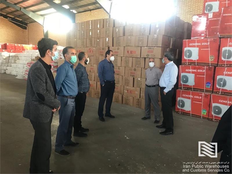 بازدید رییس هیات مدیره شرکت انبارهای عمومی و خدمات گمرکی امام خمینی(ره) از شعب دوغارون، شهید مطهری و سرخس